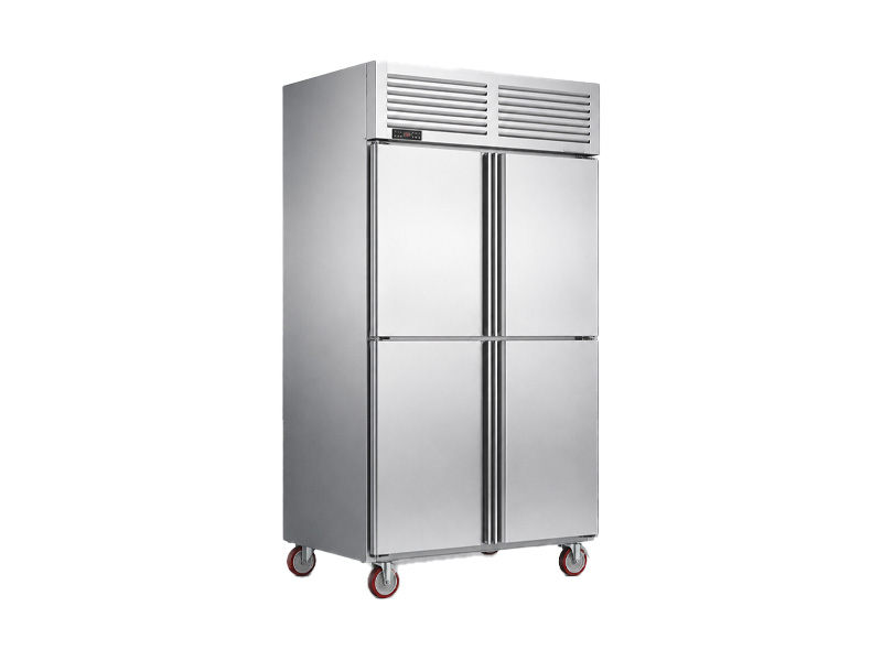 Stainless Steel Four Door Commercial Refrigerator