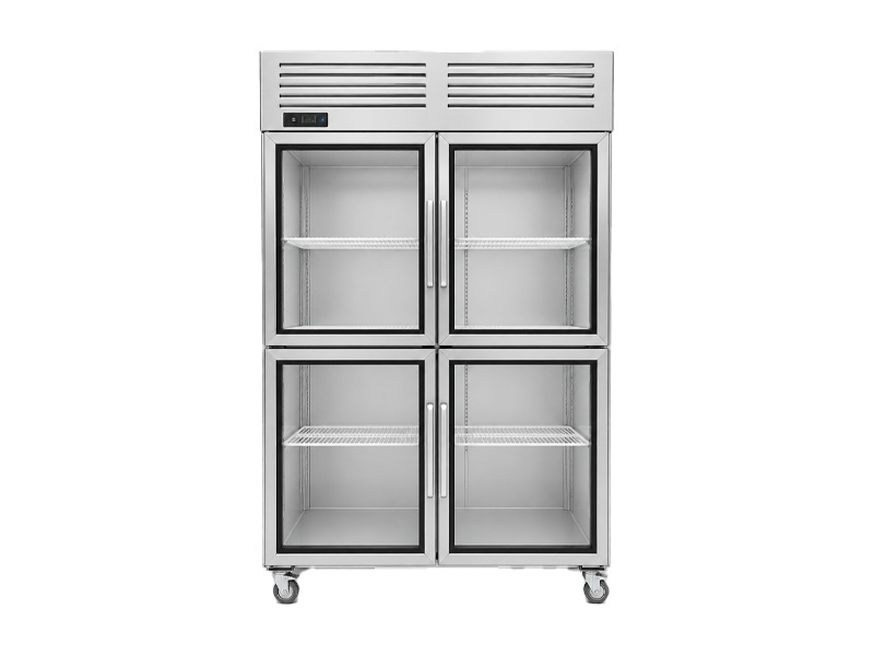 Display Four Door Commercial Refrigerator