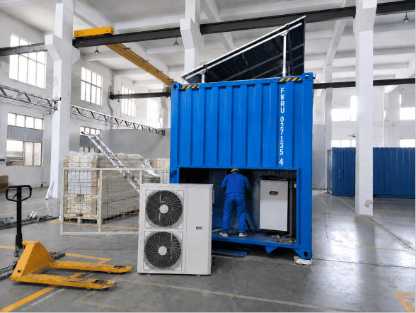 solar powered container cold storage solar powered container cold storage